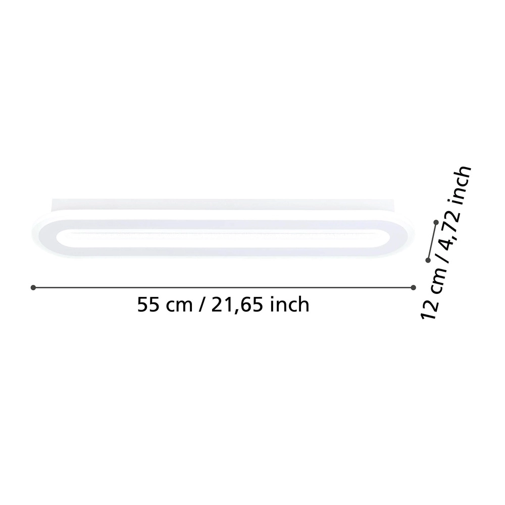 Led wall light Macchioni 55cm - white Eglo 9008606316342