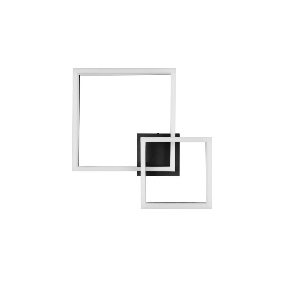 Sleek ceiling lamp Camino black Trio 4017807655803
