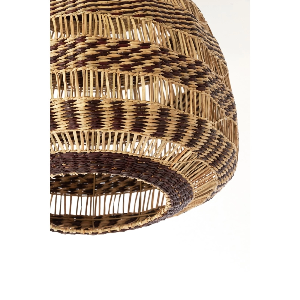 Rattan pendant lamp Soluna Ø 47cm - dark brown natural Light & Living 8717807836764