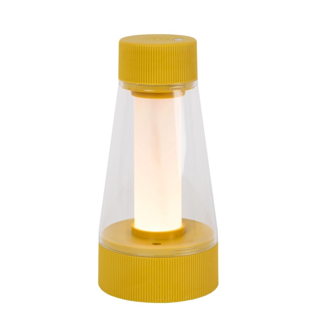 Rechargeable table lamp Lorali Ochre yellow
