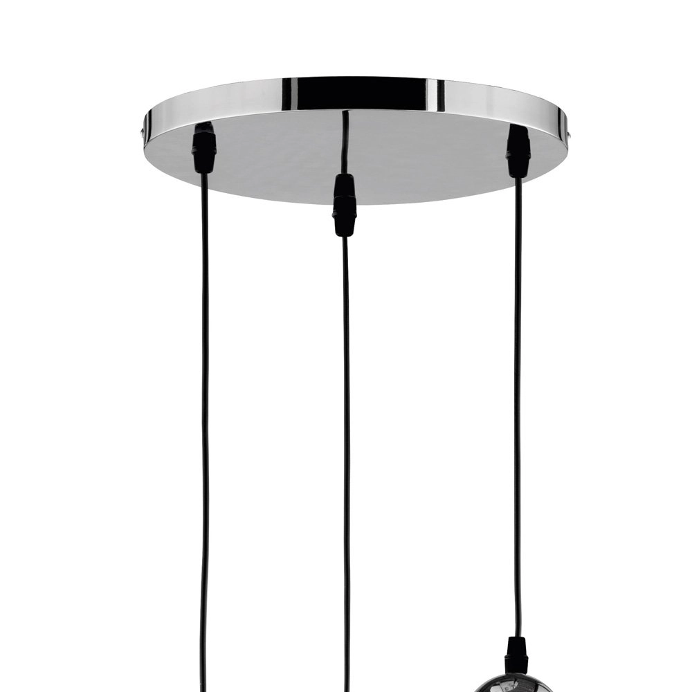 Globe lamp Clooney 3x Ø20cm Trio 4017807407648