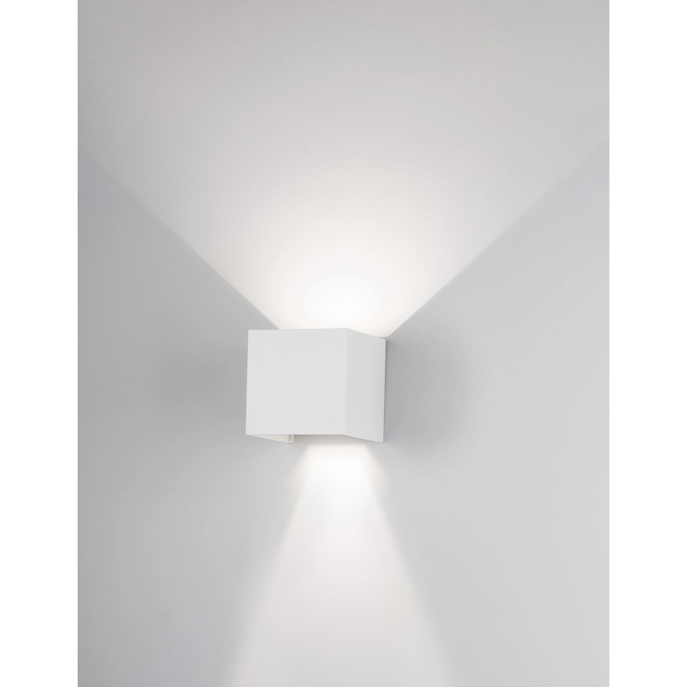 Square surface-mounted spot Como antique brown