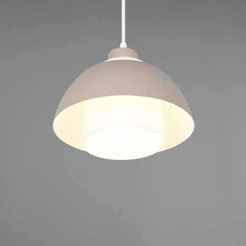 Design pendant lamp Tilos sand brown Ø 23cm Trio 4017807690088