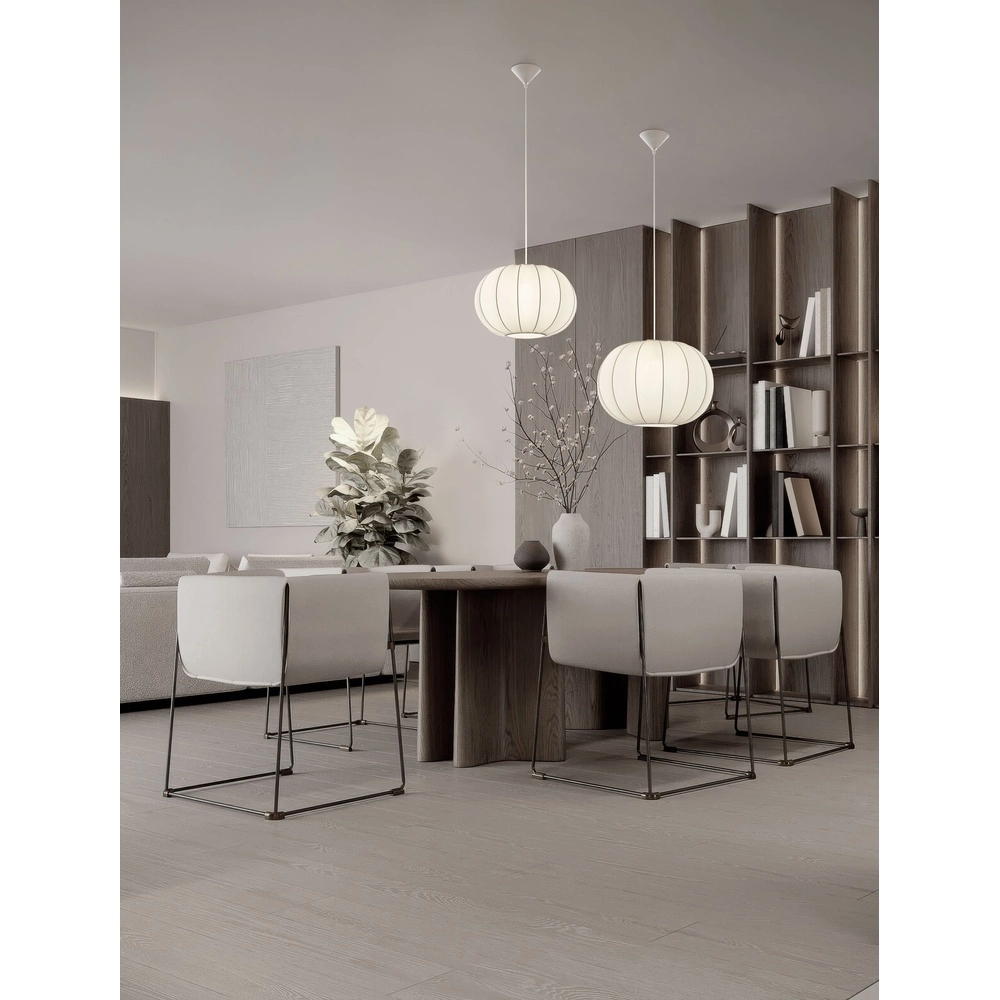 Pendant lamp Delina white