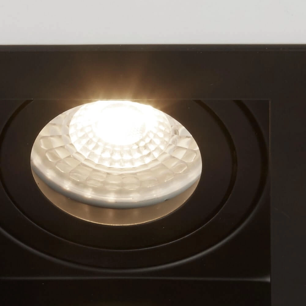 Recessed spotlight Grid 2 black Lyora