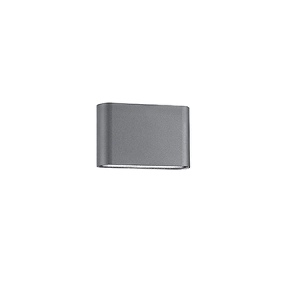 Sleek wall spotlight Soho M grey