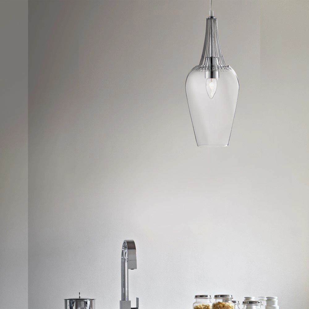 Pendant lamp Whisk Ø 16cm Searchlight 5053423037905