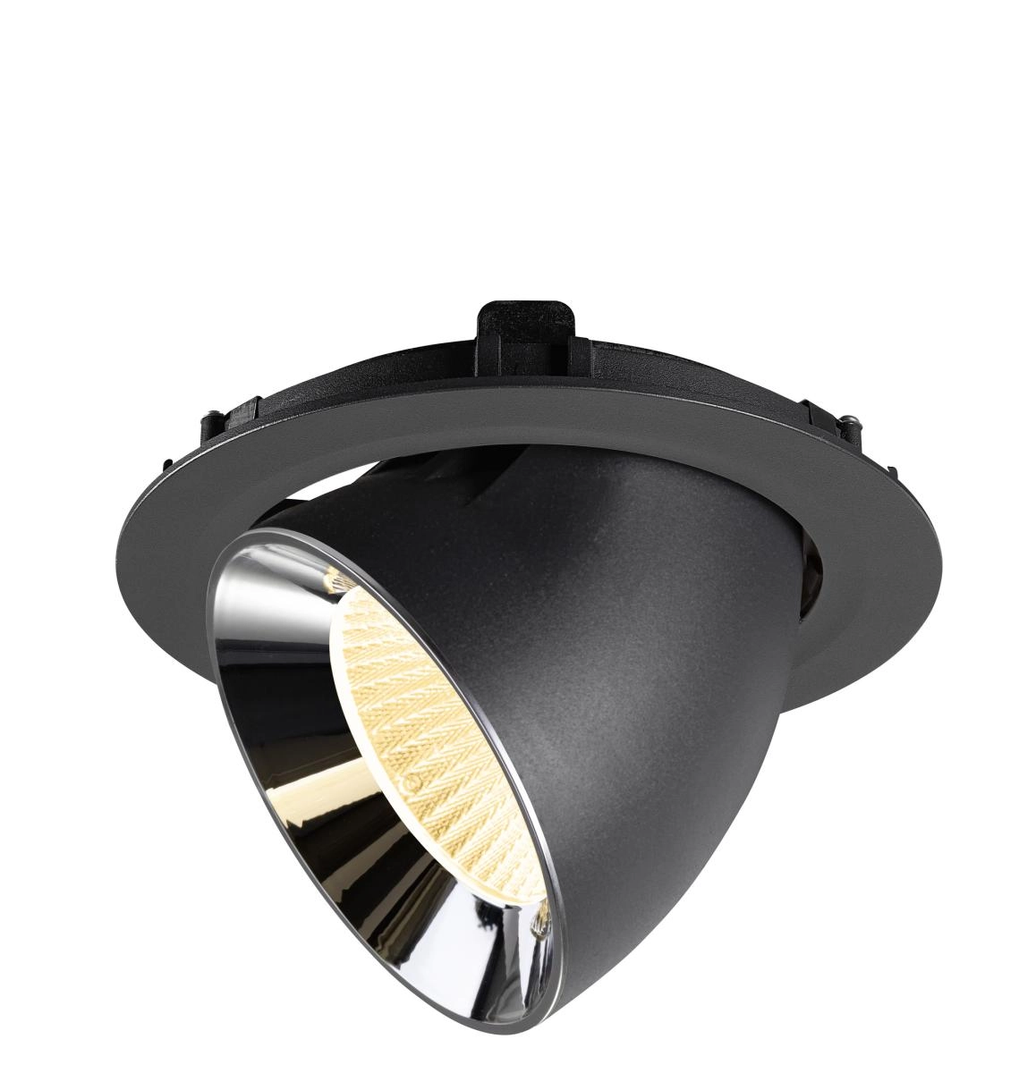 Recessed spotlight Numinos Gimble XL black/chrome 3000K - 40deg SLV 4024163308670