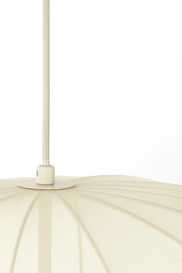 Japandi pendant lamp Plumeria cream Ø 60cm Light & Living 8717807651435