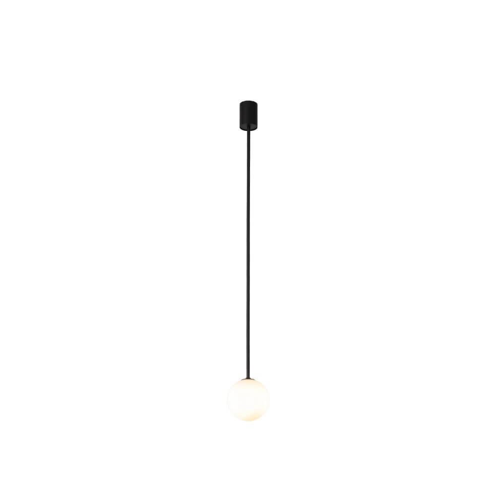 Glass ceiling lamp Kier M black - 96cm Lyora 5903139103077