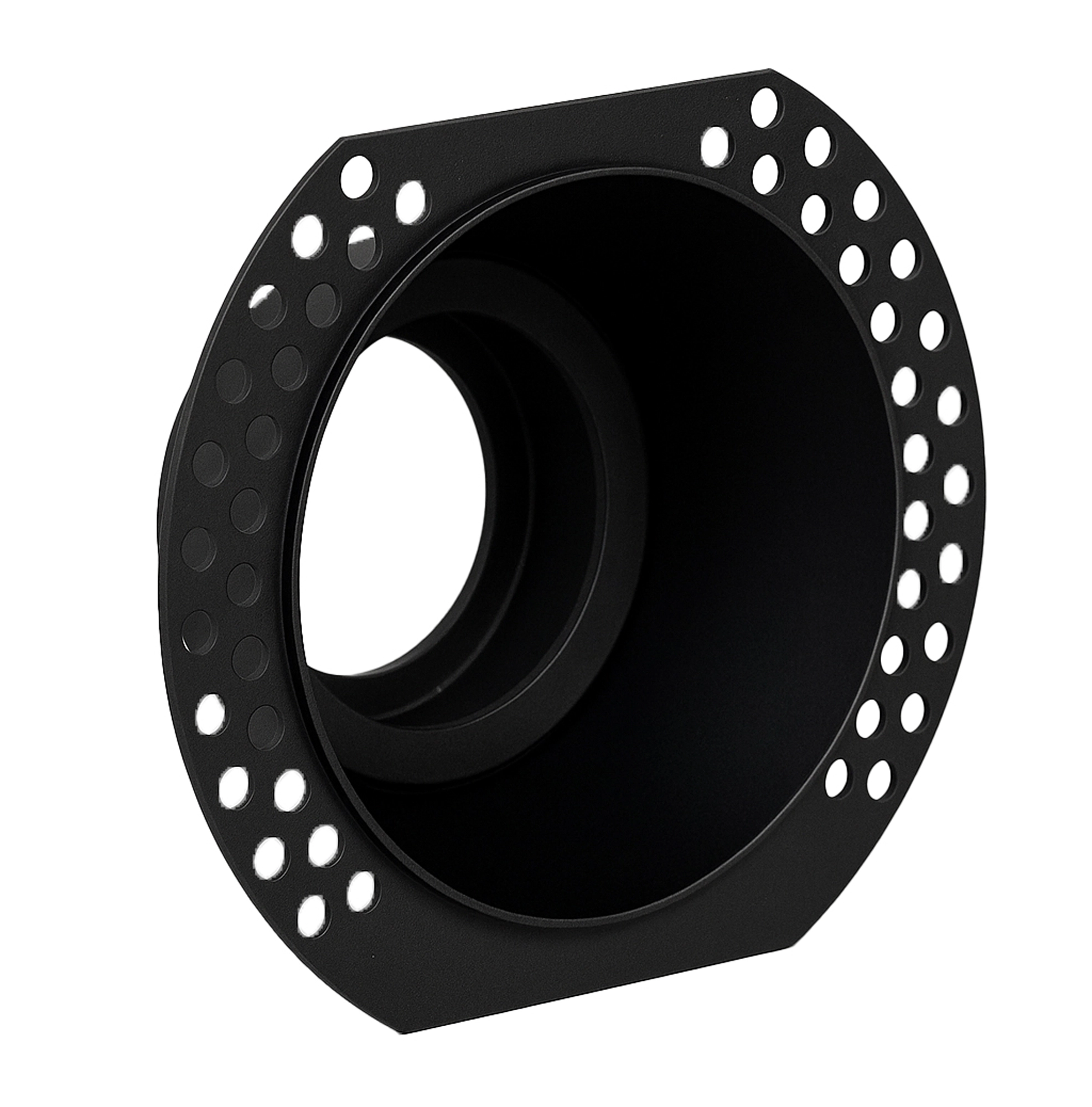 Recessed stucco spot Slim Trimless 3 Orientable black Lyora 5053423317526