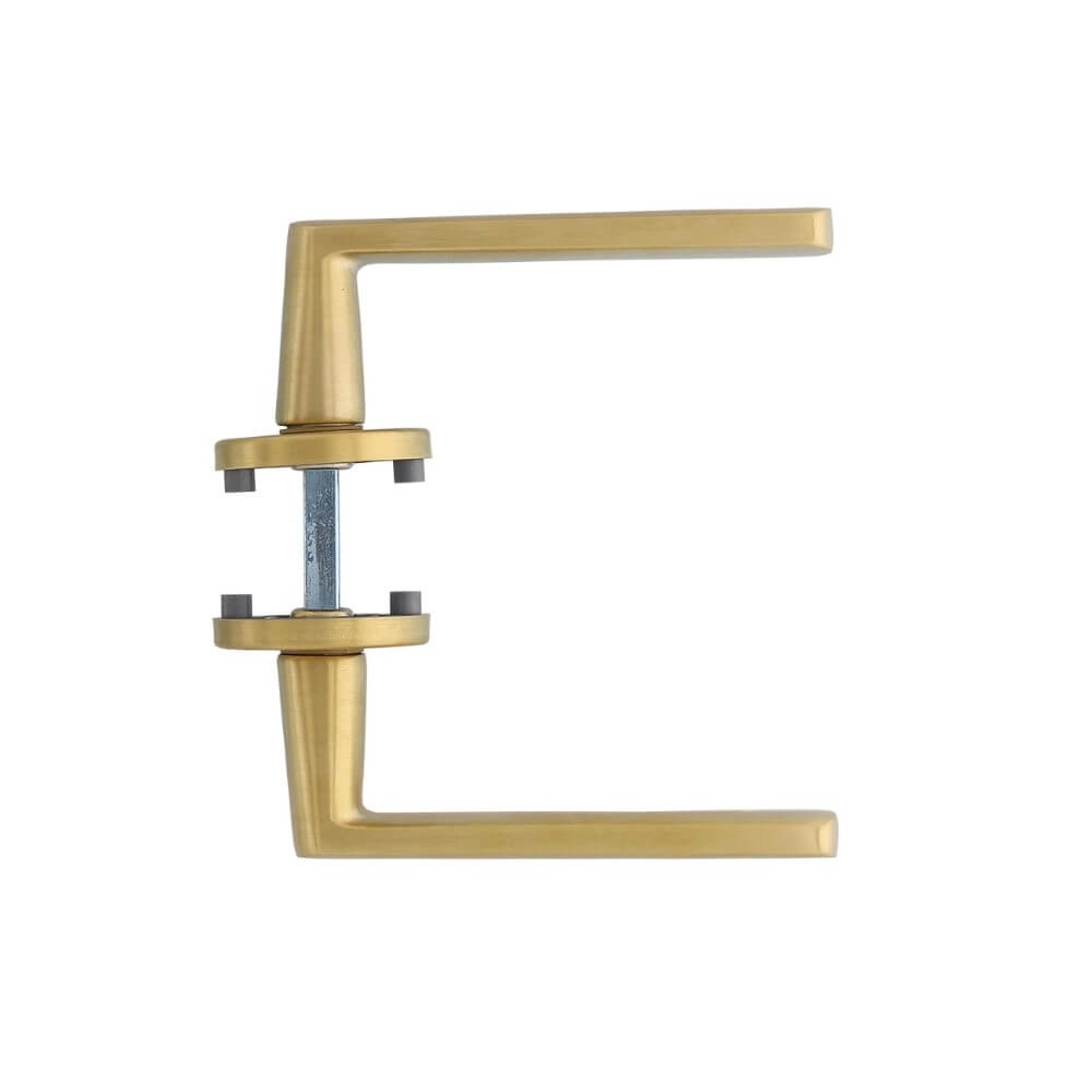 Door handle Sora rosette round brass Intersteel 8714186551158