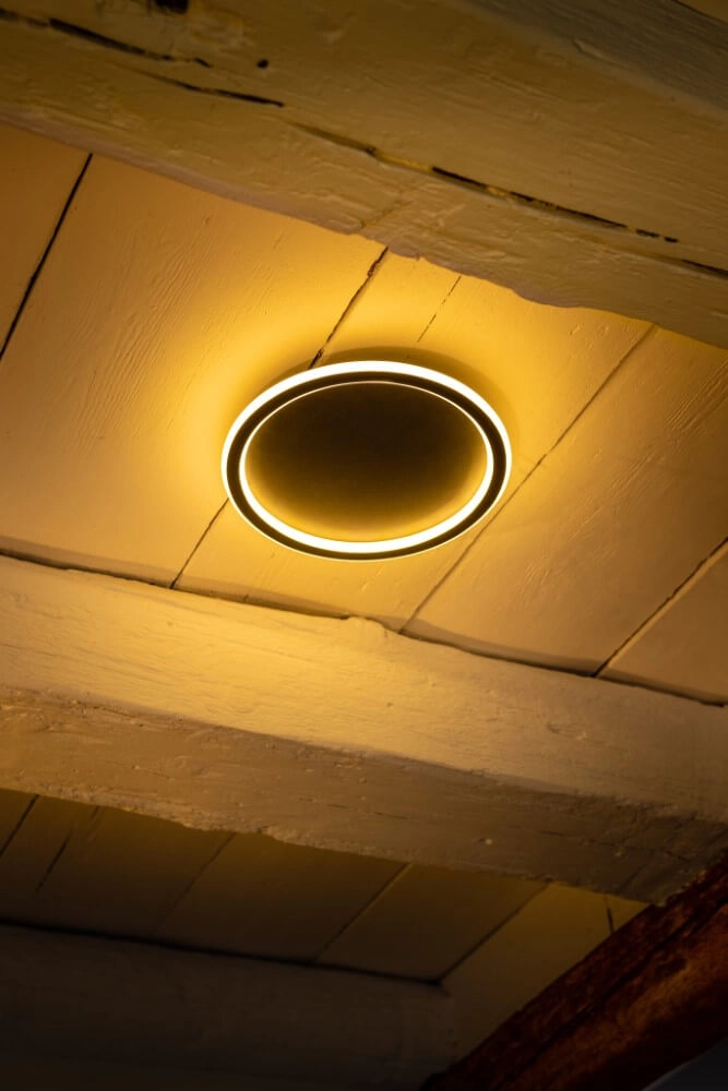 Ø 40cm led ceiling light Lois 40cm black ETH 8720195303183
