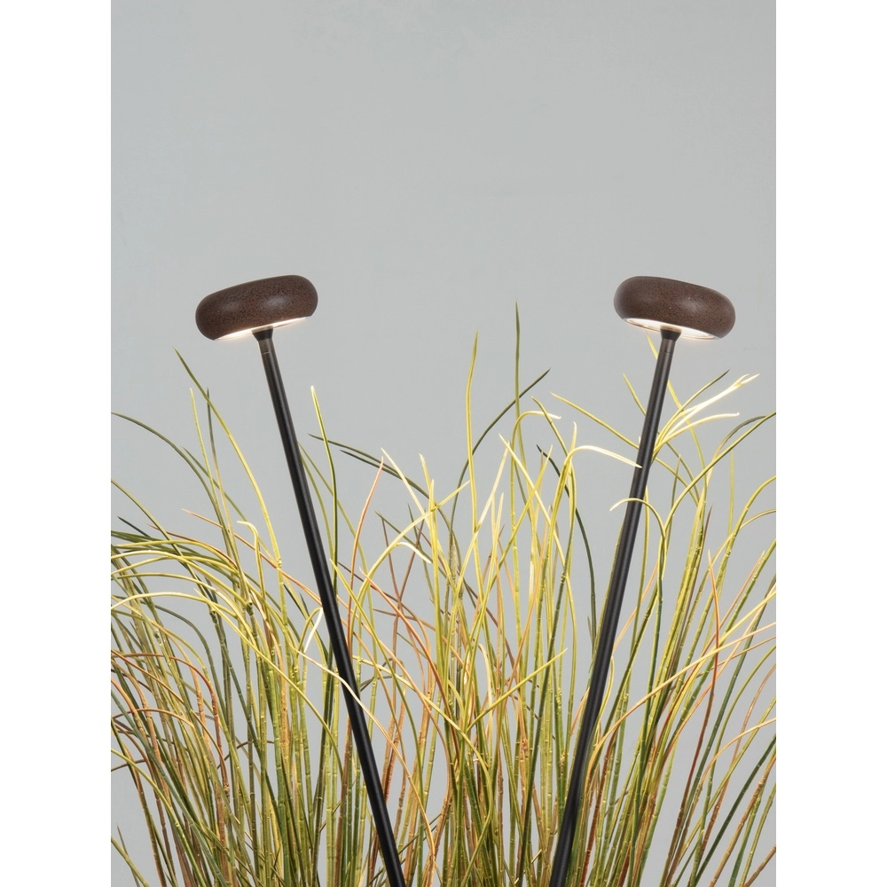 Garden lamp Cami 110cm brown stone Lyora 5212063504523