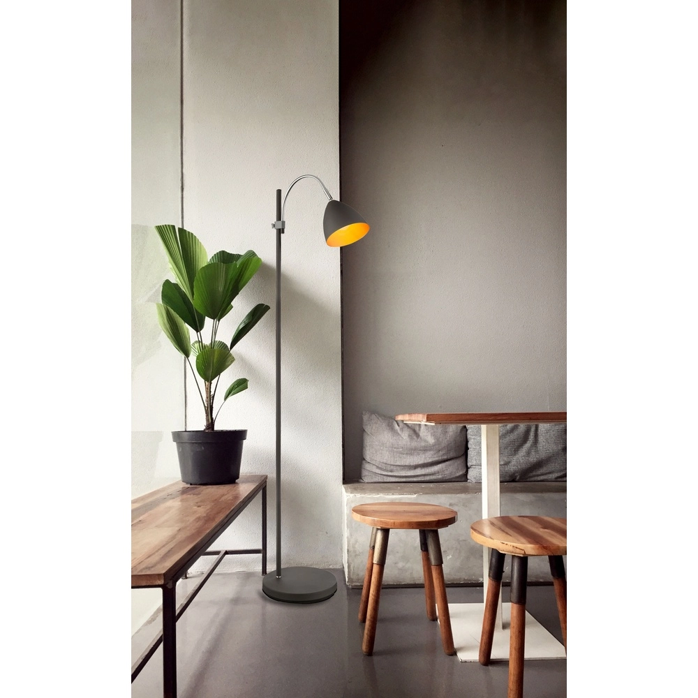 Design floor lamp Archibald anthracite