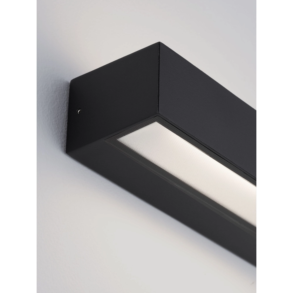 Sleek wall lamp Lane black 22cm - 21W Lyora 5212017496737