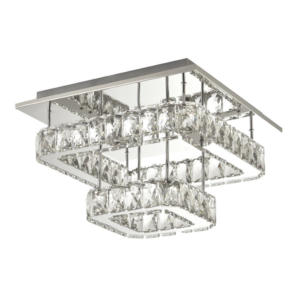 Crystal ceiling lamp Flush