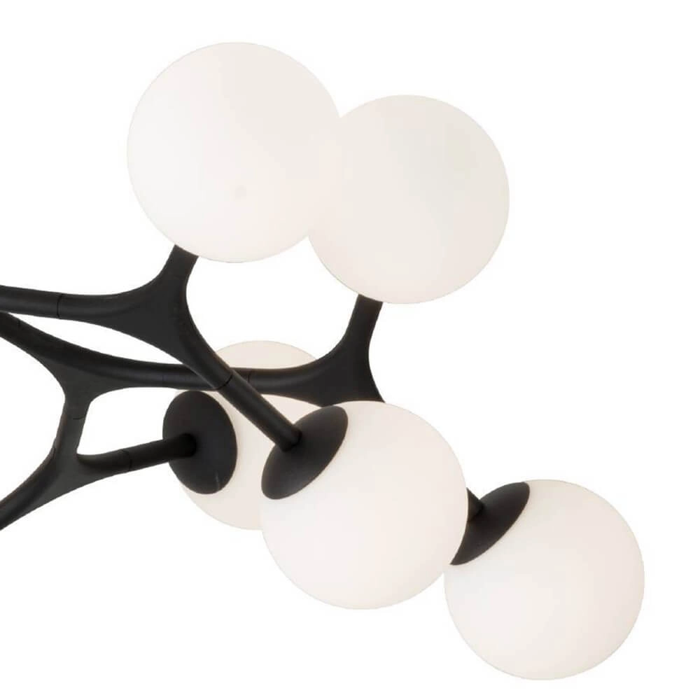 Designer ceiling lamp Maragall 12-light black Stars of Light 9002759395292