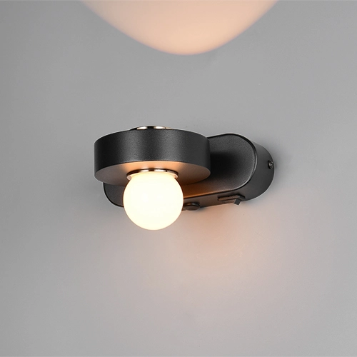 Wall lamp Arpino black 15cm