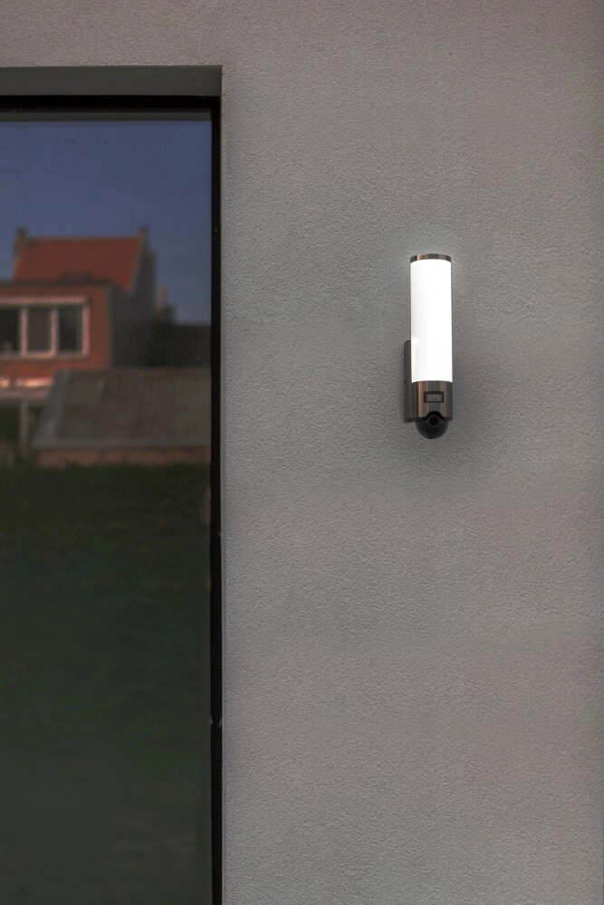 Wall lamp Elara Stainless steel with camera Lutec 6939412014043