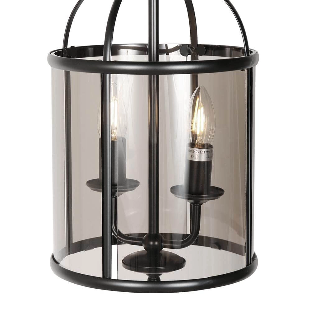 Classic pendant lamp Pimpernel black 2-lights Steinhauer 8712746174199