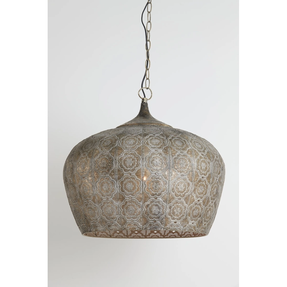 Pendant lamp Emine Ø 51.5cm brown Light & Living 8717807195359