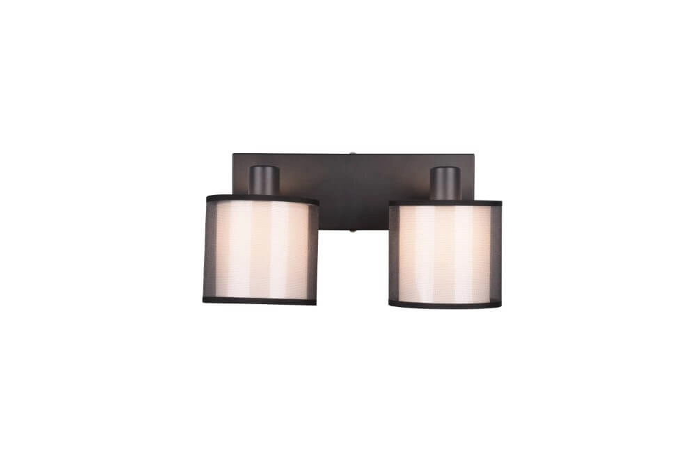 Black ceiling lamp Burton 2-light Trio 4017807538359