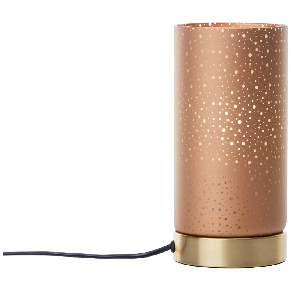 Table lamp Scarlett Gold with copper bronze Brilliant 4004353438196