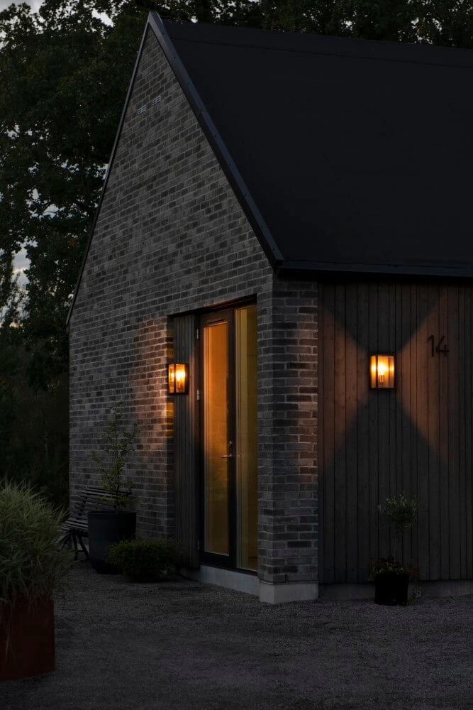 Outdoor lamp Carpi black with gold KonstSmide 7318303477584