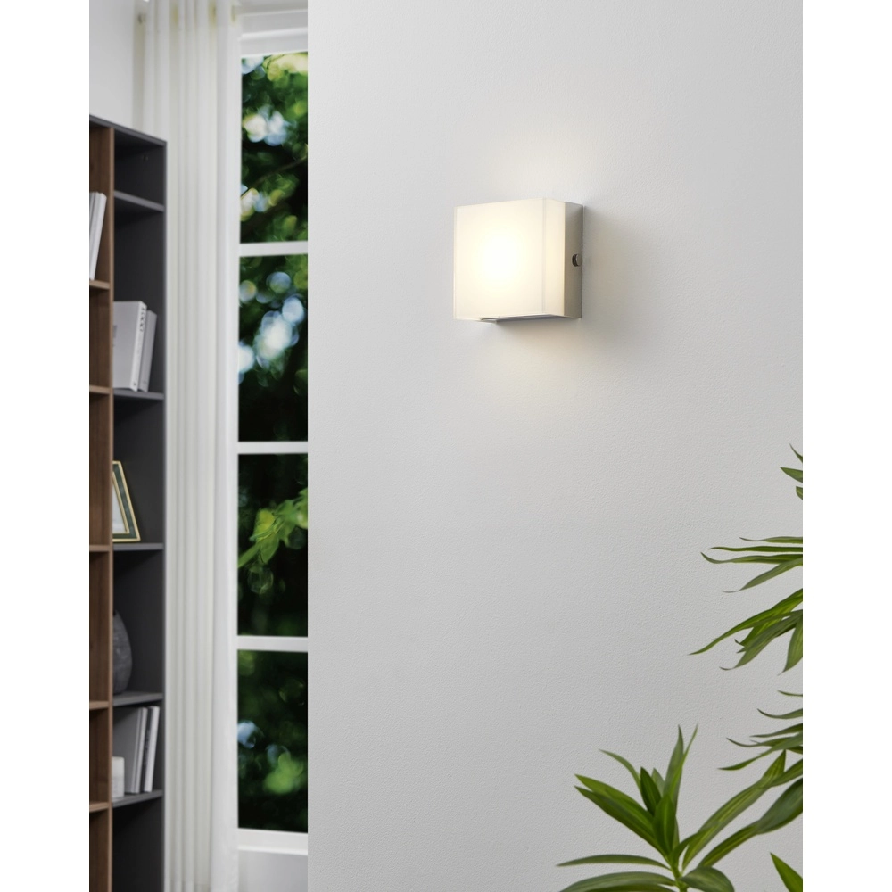 Sleek wall lamp Alea 2 chrome Eglo 9002759957476