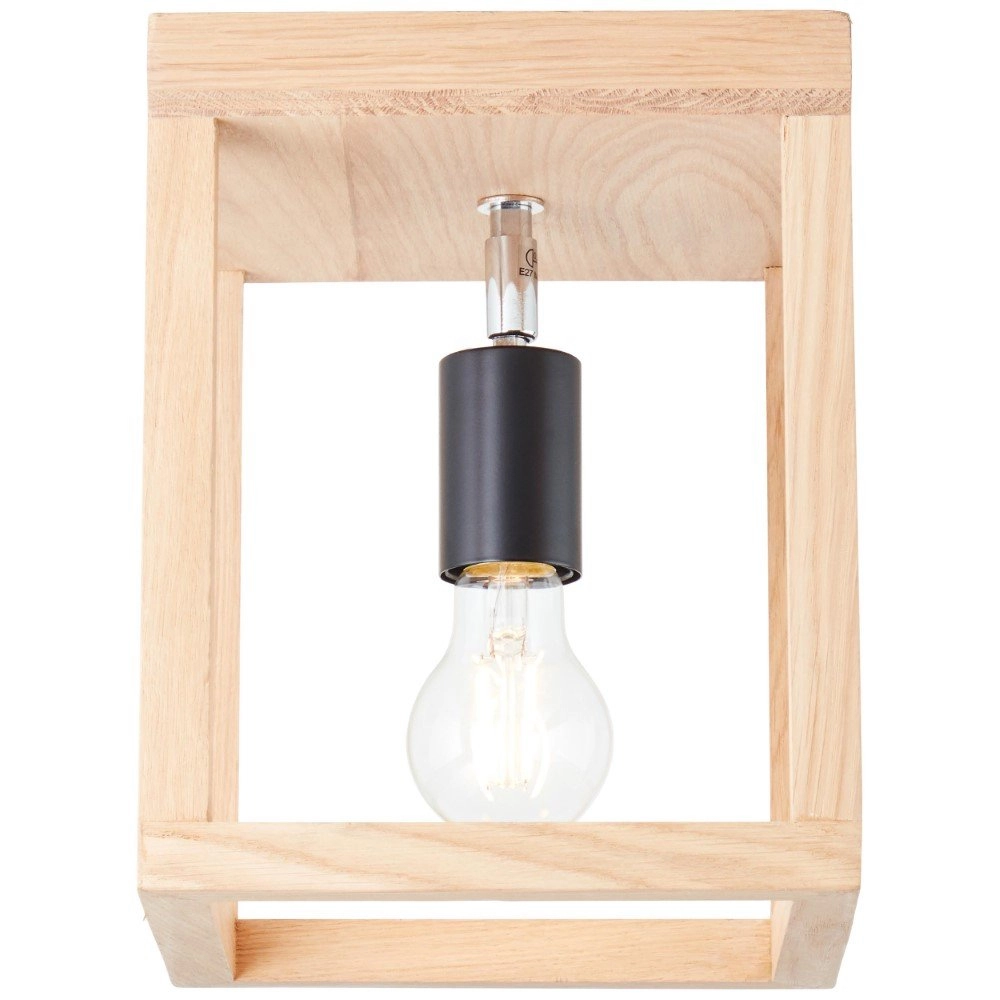 Wooden ceiling lamp Nerea display case wood