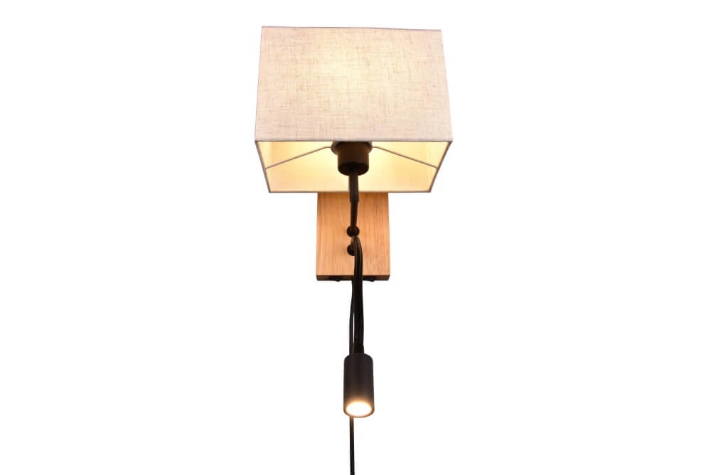 Rural wall lamp Nilam rectangular hood Trio 4017807567977