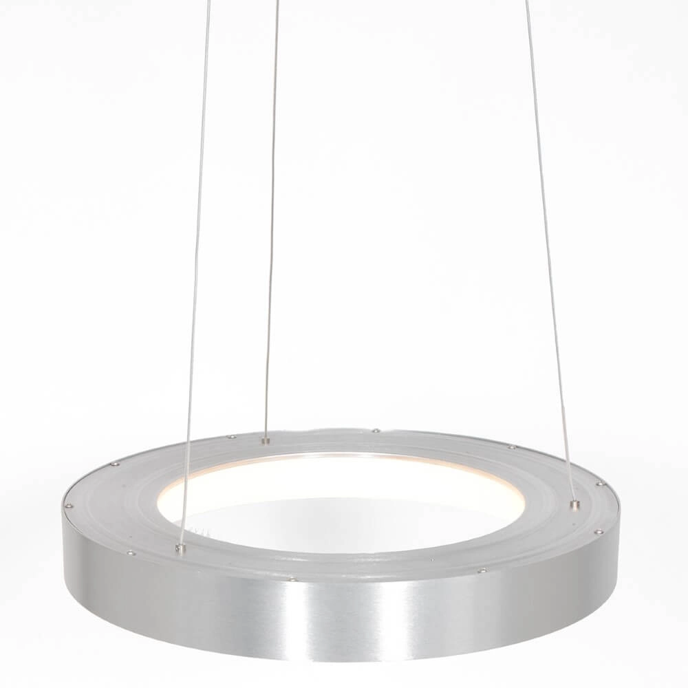 LED hanging lamp Ringlede Ø 48cm metal gray Steinhauer 8712746135213