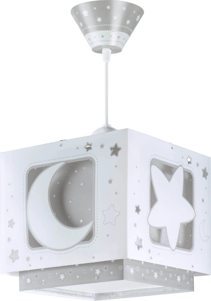 Children's room pendant lamp Moonlight grey