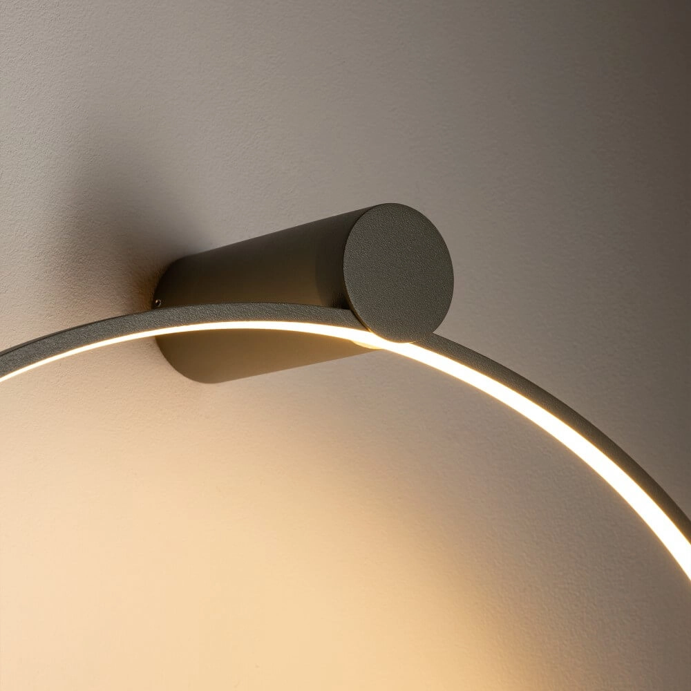 Design wall lamp Circolo M LED olive green Lyora 5903139114028