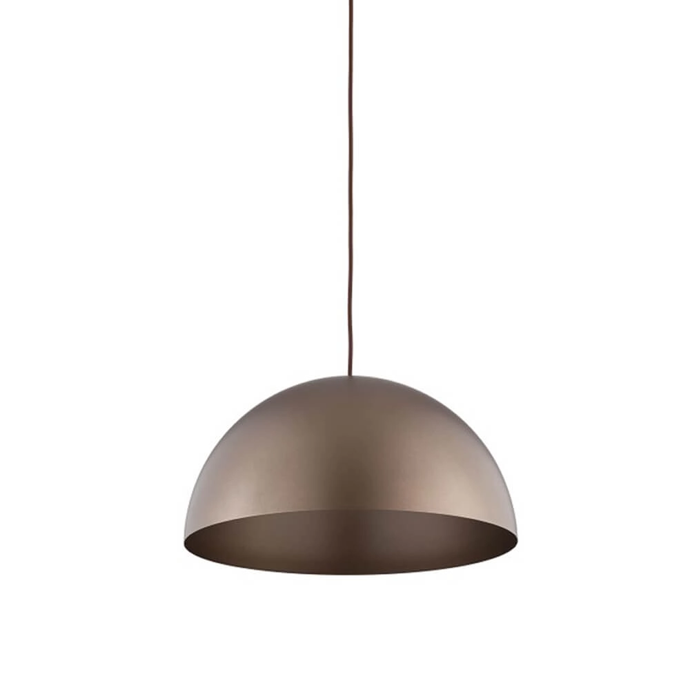 Hanging lamp Hemisphere Super L chocolate brown
