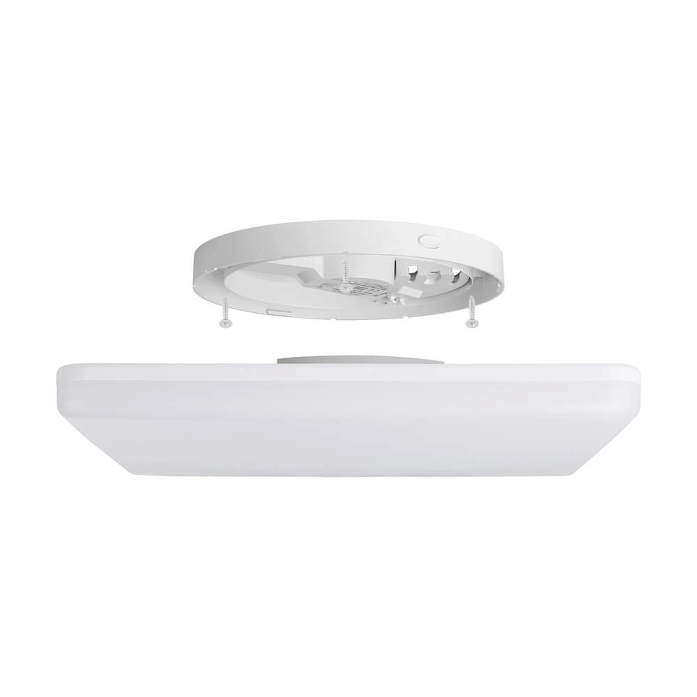 Square ceiling lamp Castagneto 31 x 31cm white Eglo 9008606313235