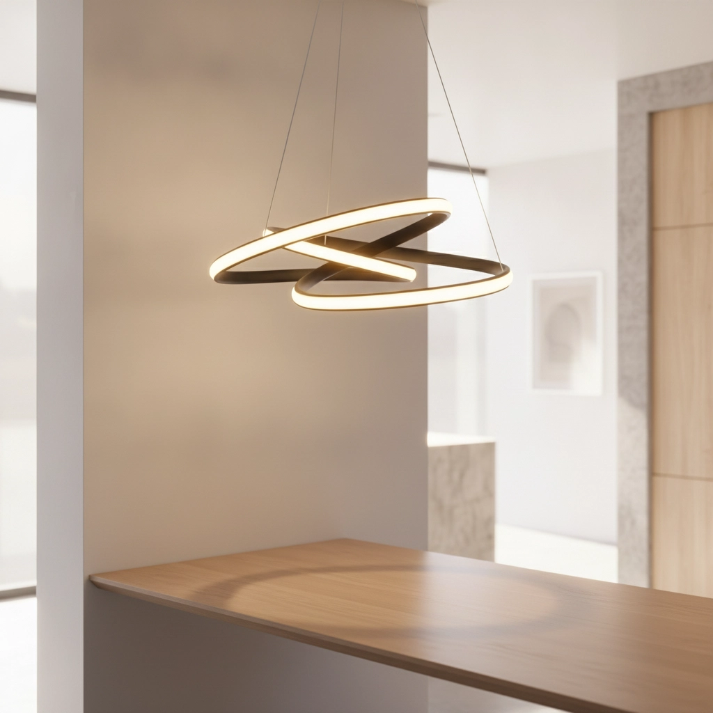 Design pendant lamp Menton black