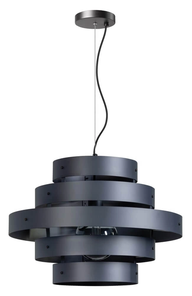 Black pendant lamp Blagoon Ø 50cm