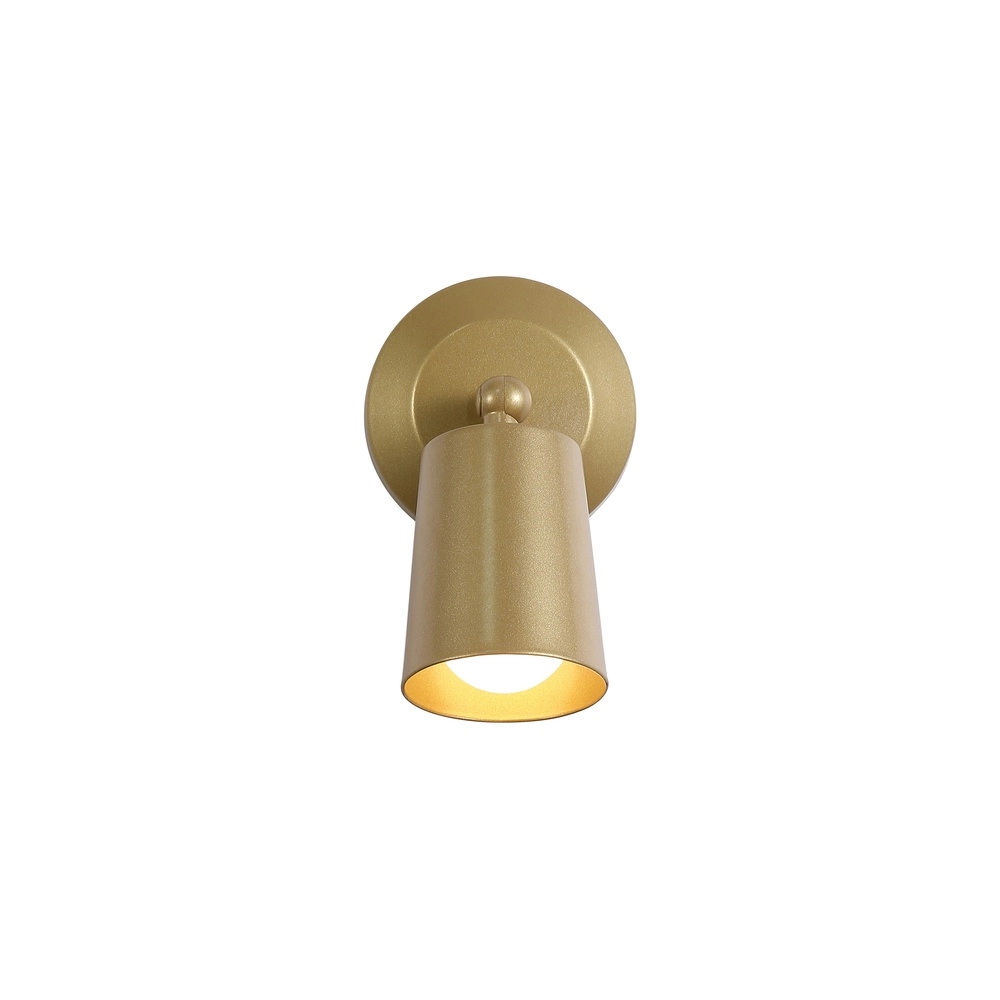 USB Rechargeable Wall Lamp Cone gold