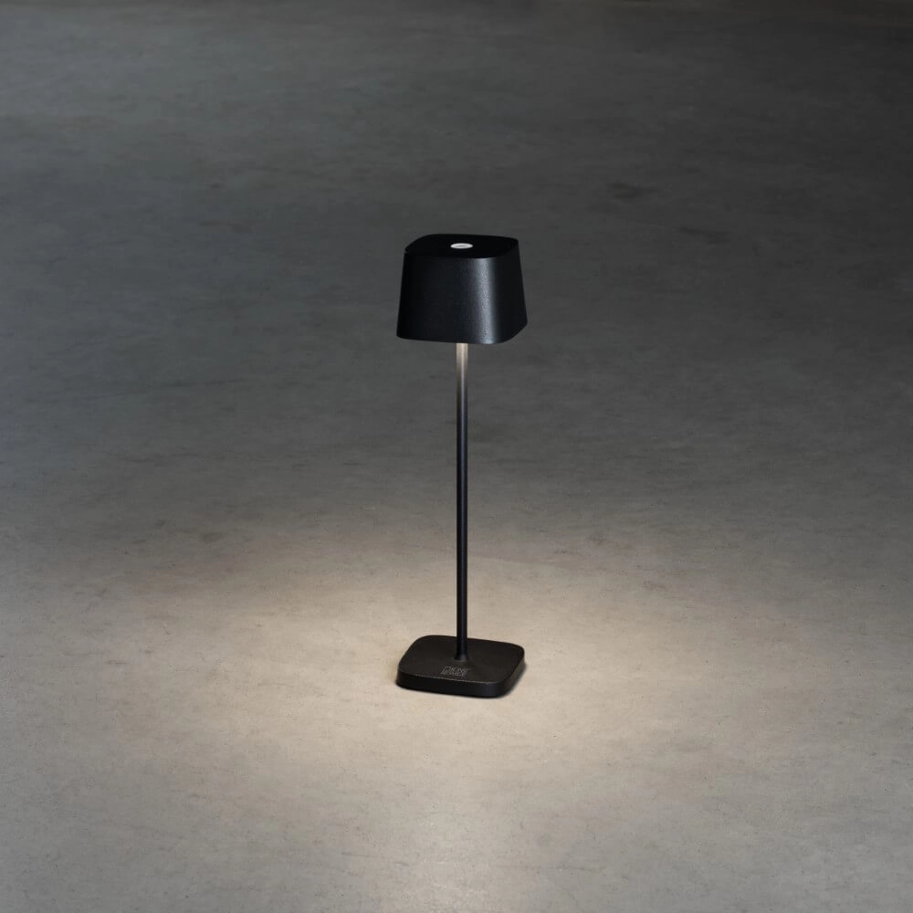 Wireless table lamp Capri mini black KonstSmide 7318307829754