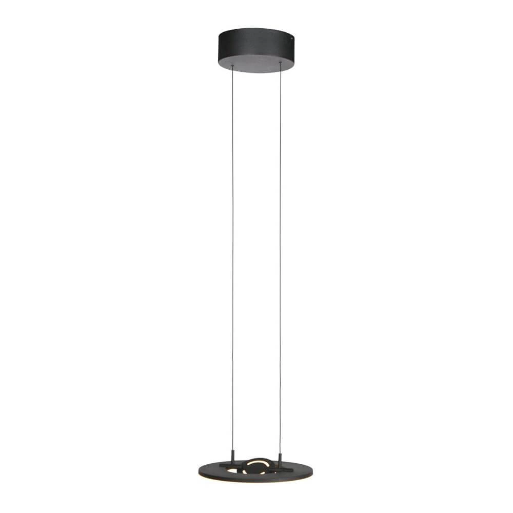 Sleek pendant lamp Soleil Ø 32cm black