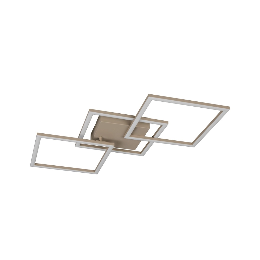 Modern ceiling lamp Trail 74.5cm sand brown