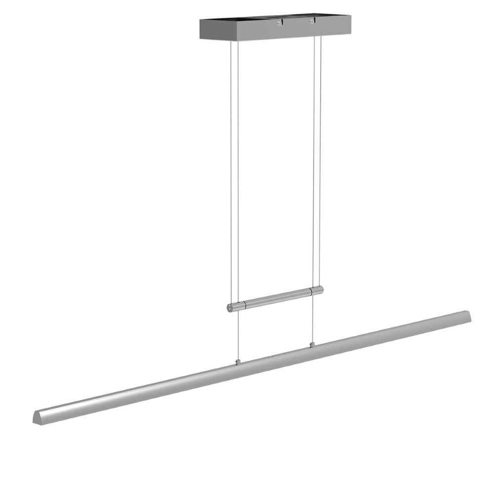 Stainless steel pendant lamp Profilo Height adjustable