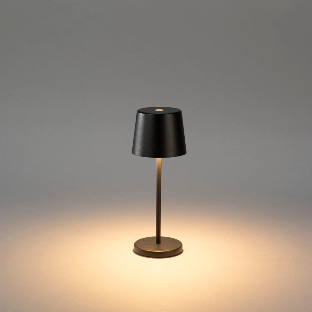 Rechargeable table lamp Vence mini black KonstSmide 7318307887754