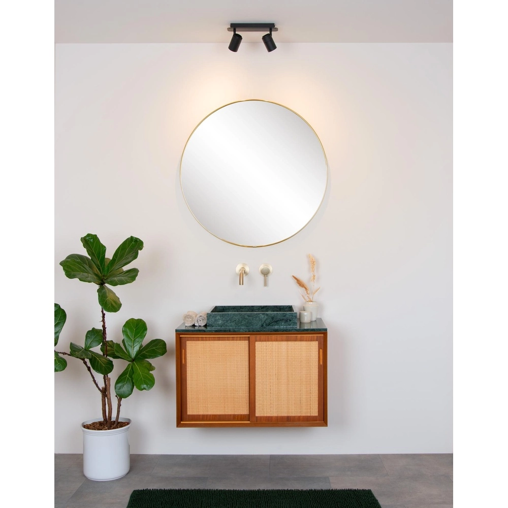 Ceiling spotlight Lennert 2-light black Lucide 5411212262684