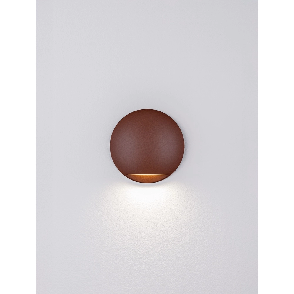 Wall lamp Passo only rusty brown