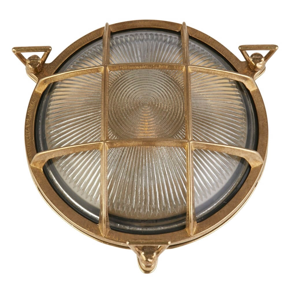 Classic wall lamp Bulkhead gold Searchlight 5053423247403