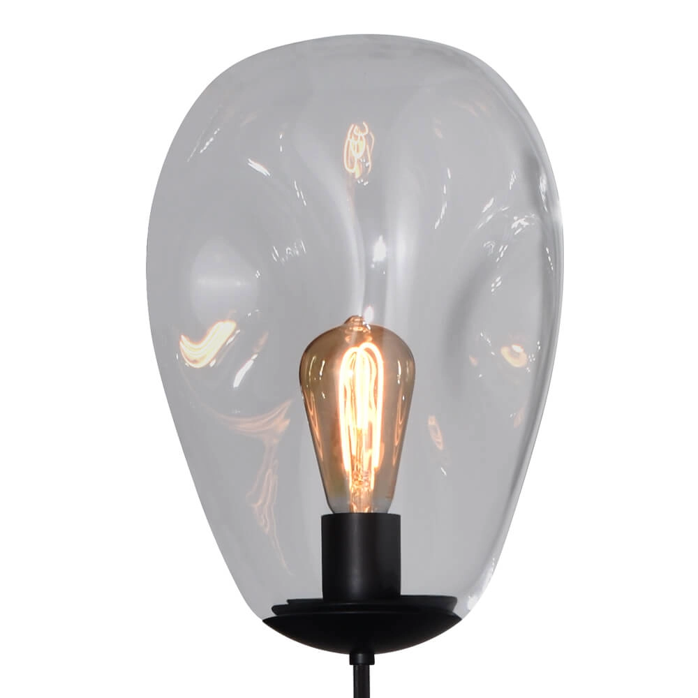 Floor lamp Lava Ø 22.5cm clear glass Masterlight 8718121286655