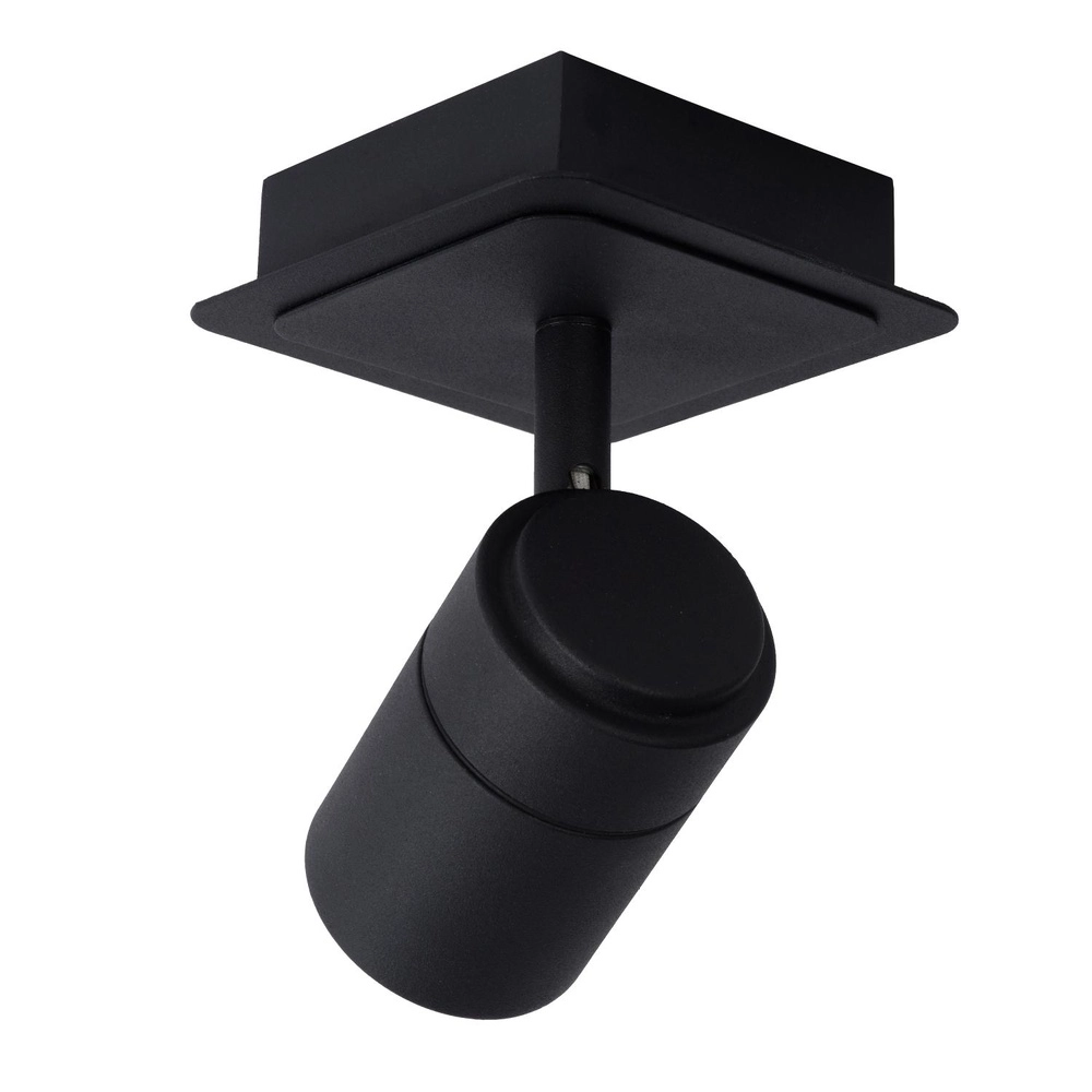 Ceiling spotlight Lennert black IP44 Lucide 5411212262677